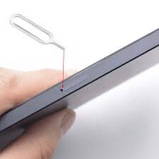 Use the other curled end for leverage. Sim Card Tray Open Eject Pin Needle Key Tool For Apple Iphone 3g 3gs 4 4s 5 Ed Buy At A Low Prices On Joom E Commerce Platform