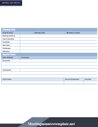 Sample Of Corporate Meeting Minutes Template In Pdf Word