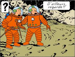 Armstrong paraissait avoir du mal à se. On A Marche Sur La Lune Tintin Com