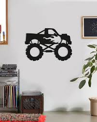 Buy Monster Truck Sign Wood Wall Art