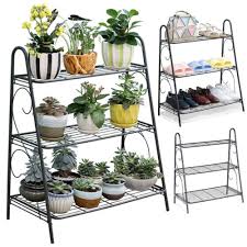3tier Metal Ladder Plant Stand Home