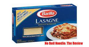 review no boil lasagna noodles