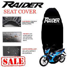 Suzuki Raider R150 Seat Cover White