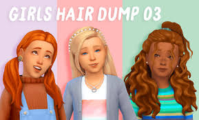 ultimate list of sims 4 kids hair cc