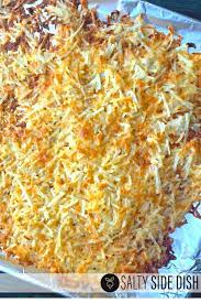 hash browns in oven crispy and cheesy