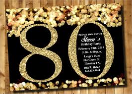 80th Birthday Invitations Templates From Images Is One Of The Best