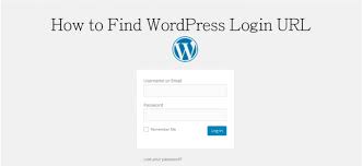 how to find wordpress login url