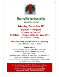 our wreaths across america event