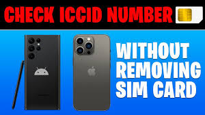 how to find sim card number iccid