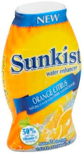 sunkist orange citrus water enhancer