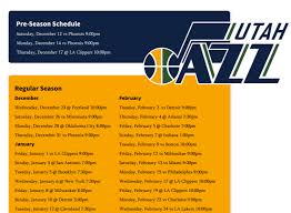 Do not miss clippers vs jazz game. Printable Utah Jazz 2020 21 Schedule And Tv Schedule Printerfriendly