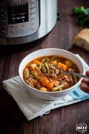 instant pot hamburger soup best beef