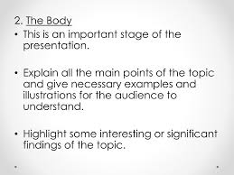 ppt oral presentation powerpoint presentation id  explain all the main points of the topic and give necessary examples and illustrations for the audience to understand bull highlight some interesting