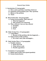 Research Outline Template         Free Sample  Example  Format    