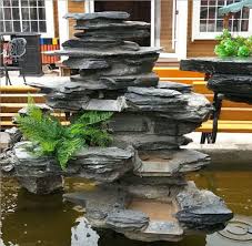 china garden water fountain rock