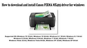 The canon pixma mx494 inkjet photo printer is a great wireless printer that provides a regular efficiency and also is optimal for home along with office usage. Canon Pixma Mx495 Driver And Software Downloads