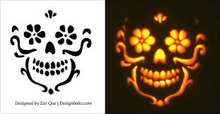 10 Free Halloween Scary Cool Pumpkin Carving Stencils