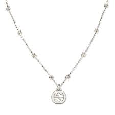 Browse through the collections of beautifully designed flower necklace on alibaba.com. Gucci Interlocking G Silver Flower Station Necklace