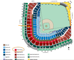 Best Seats For Chicago Cubs Perspicuous Cubs Seats Chart