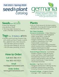 Germania Seed Company Ph 800 380 4721