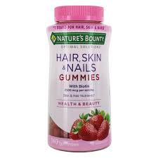 Product title nature's bounty hair skin and nails with collagen and biotin, gummies, 90 ct average rating: Must Have Nature S Bounty Optimal Solutions Hair Skin Nails Gummies Strawberry 2500 Mcg 140 Gummies From Nature S Bounty Accuweather Shop