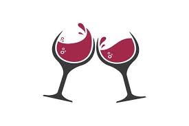 Toasting Wine Glass Icon Vector Graphic