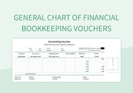 general chart of financial bookkeeping