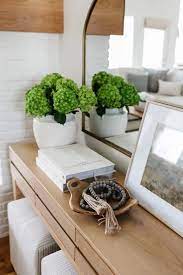 how to decorate a console table the