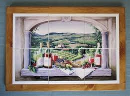 Wine Country Framed Mural Wall Art