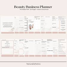 Beauty Business Planner Business Plan