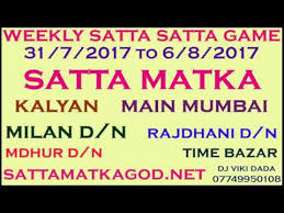 Videos Matching 1 May Se 7 May 2017 Matka Weekly Chart For