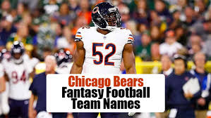 They are members of the north division of the national football conference (nfc). Chicago Bears Fantasy Football Team Names 2020