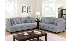 balder grey 2 piece sofa set