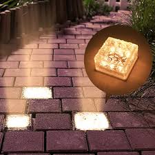 Solar Led Ice Brick Light Light Sensor