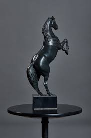 Rearing Horse Bronze Indoor Sculpture