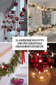 christmas and ornaments in decor