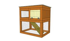 how to build a rabbit hutch step by