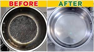 a burnt pot easily cleaning tips