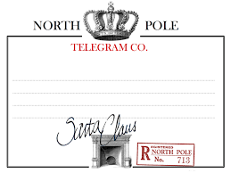 Printable North Pole Telegram