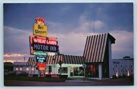 Postcard Ks Garden City Wheat Lands