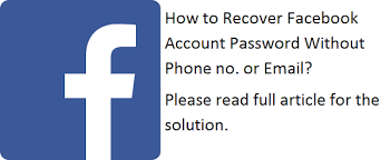 To recover your facebook account without email and phone number, you need to navigate to the report compromised account page. How To Recover Facebook Account Password Without Phone No Or Email Accounting How To Know Recover