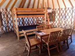 A grill is available for outside. Yurts 1 2 And 3 In The Dead Horse Point State Park Facebook