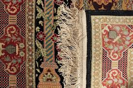 small turkish hereke rug in pure silk