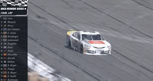 jesse love takes checd at pocono arca