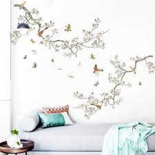 A Set Of Flower Branches Wall Stickers