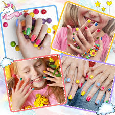 kids nail polish set 6 color non toxic
