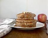 apple walnut pancakes