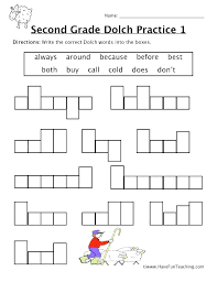 First Grade Sight Word Sentences Pre Primer Dolch List Assessment