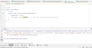 avoid null pointer exception in java