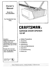 craftsman 139 53664srt2 owner s manual